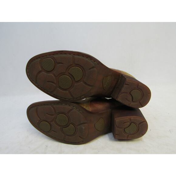 Born Size 8.5 M Brown Suede Chelsea Buckle Ankle Fashion Boots Bootie - Picture 9 of 11